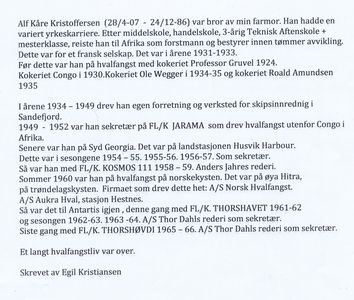 Historien om møbeltapetsereren Alf K. Kristoffersen