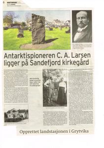 Antarktispioneren C. A. Larsen