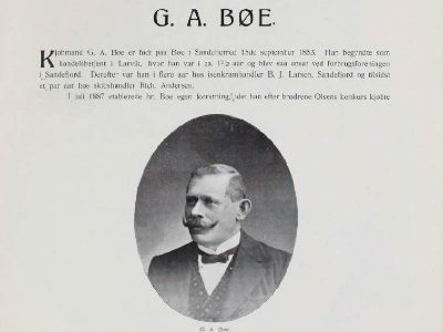 Kjøpmand G. A. Bøe