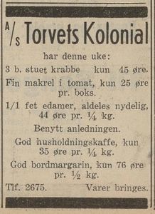 A/S Torvets Kolonial
