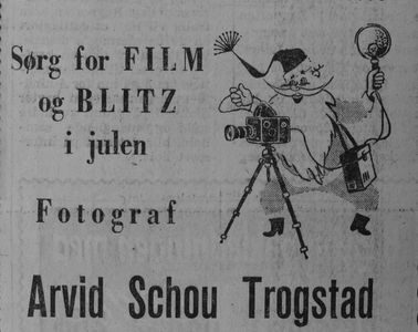 Fotograf Arvid Schou Trogstad