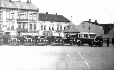 Bilutstilling i 1930