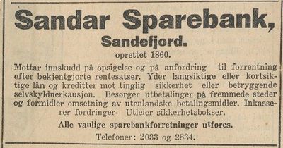 Sandar Sparebank