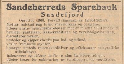 Sandeherred Sparebank