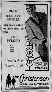 John Christensen - herre- og gutteklær