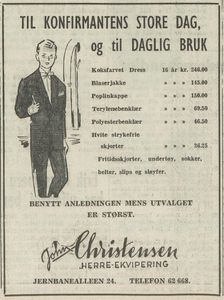John Christensen - herreekvipering