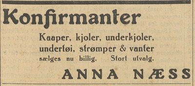 Anna Næss Damekonfeksjon