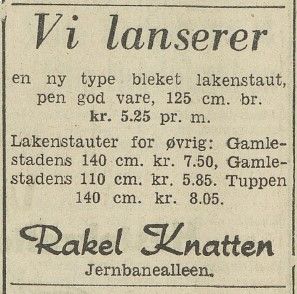 Rakel Knatten - m,anufaktur
