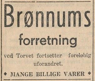 A. Brønnum , Herreekvipering