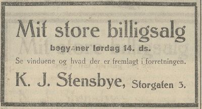 K. J. Stensbye manufaktur