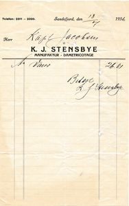 K. J. Stensbye manufaktur