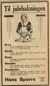 Hans Sperre Colonialhandel