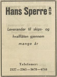 Hans Sperre A/S