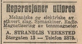 A. Strandlis verksted