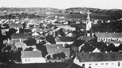 Mot Sandefjord gamle kirke