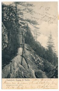 Oppgang til Varden ca 1920
