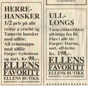 Ellens Butikk