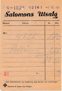 Salomons Skotøiutsalg