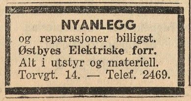 Østbys Elektriske Forretning