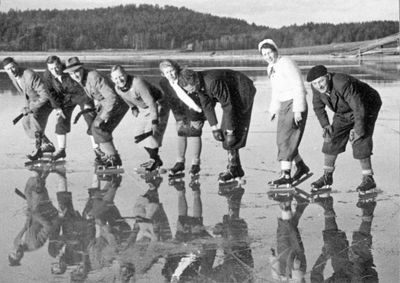 Goksjø - Søndagstur på-isen.
