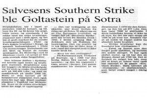 SOUTHERN STRIFE